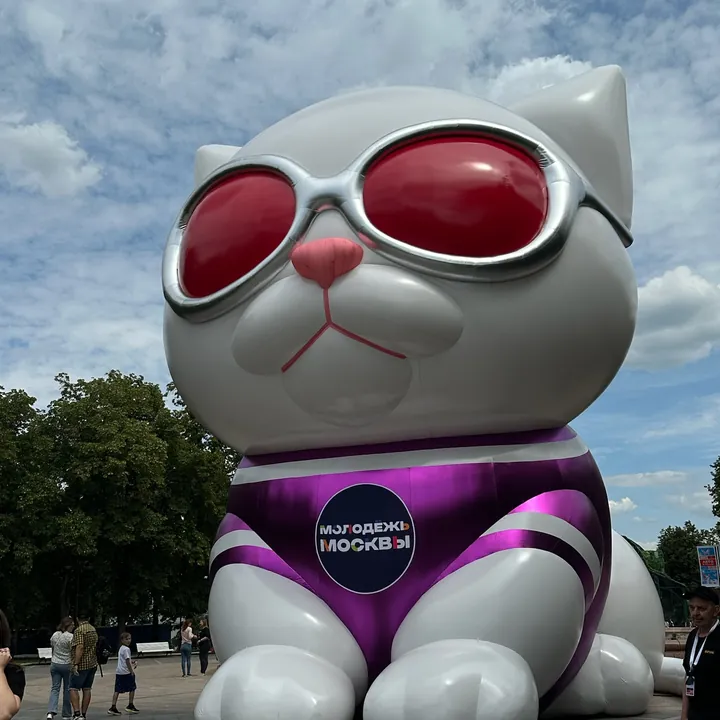 Надувная фигура кота